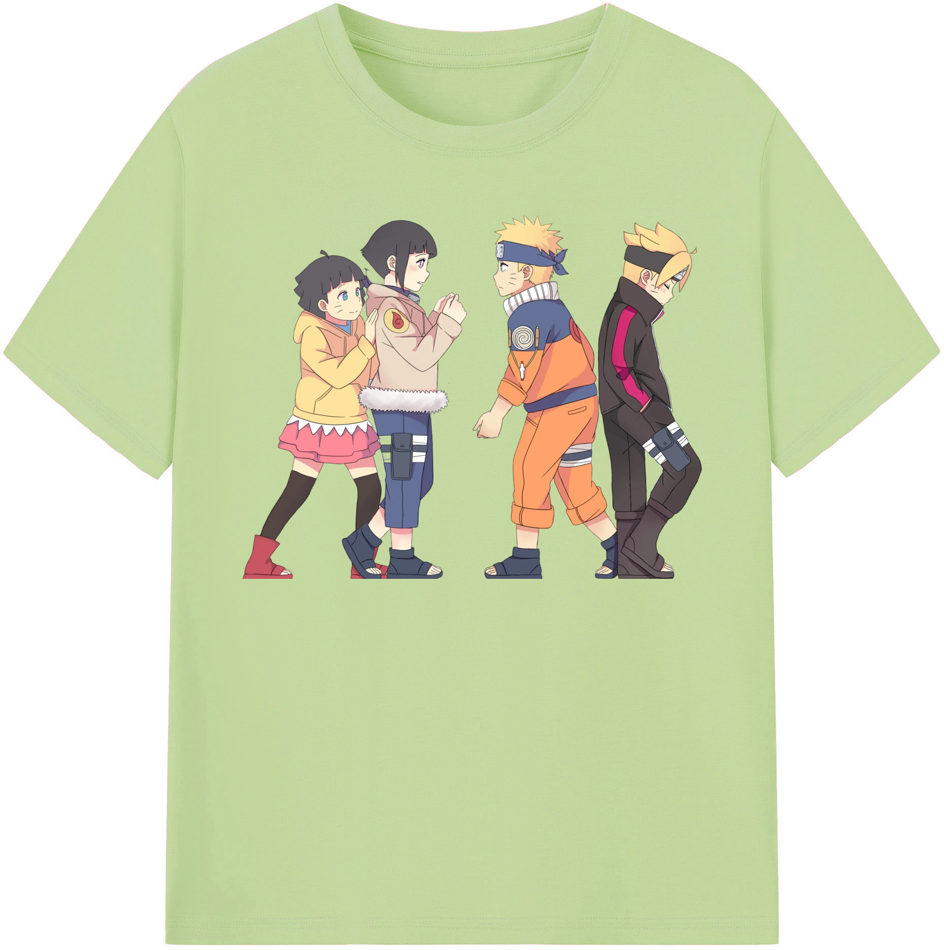 （画像用） NARUTO -ナルト- うずまき ナルト Uzumaki Naruto 綿100％半袖Tシャツ（フロントプリント）